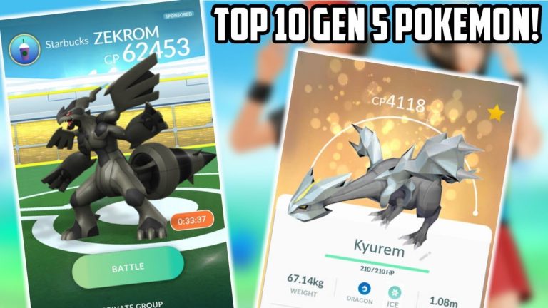 Top 10 Gen 5 Future Pokemon Coming To Pokemon Go!