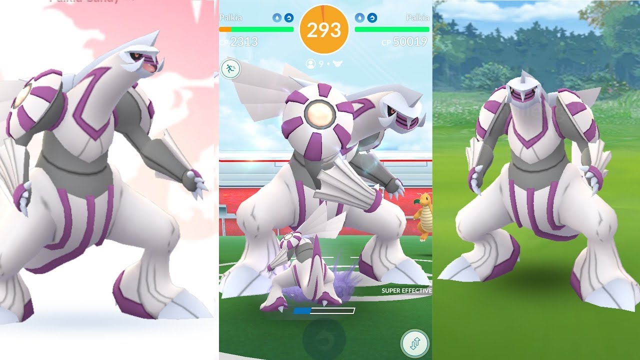 CATCH PALKIA LEGENDARY POKÉMON GO RAID FIGHTS