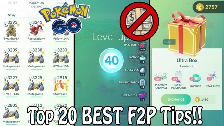 Top 20 BEST Tips For F2P Players In Pokémon GO! (2019) | How To MAXIMIZE Resources & SAVE Money!