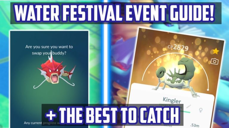 Water Festival Guide And Top Pokemon To Catch During The Event!