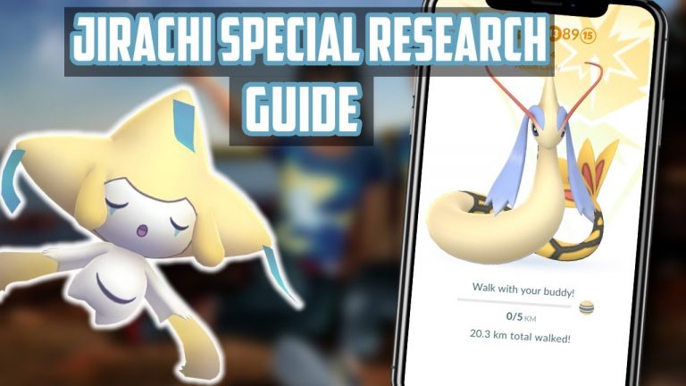 Jirachi Special Research Guide In Pokemon Go! A Thousand-Year Slumber
