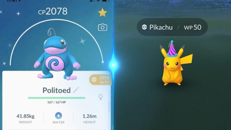 NEW SHINY POLIWAG EVENT IN POKEMON GO! And Pikachu Hat Spawns!