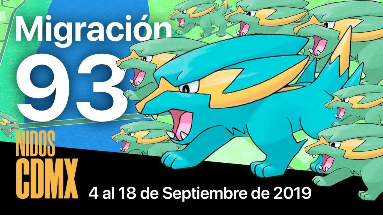 Migración nidos Pokemon Go en CDMX #93 |  4 al 18 de Septiembre 2019