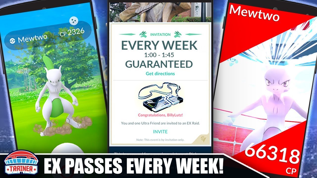 HOW TO GUARANTEE EX RAID PASSES EVERY WEEK – TOP EX PASS STRATEGY FOR SB SHINY MEWTWO | POKÉMON GO