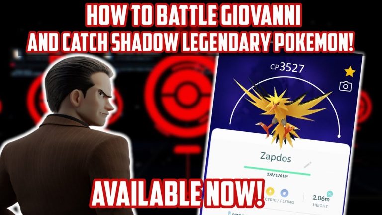 How To Get Shadow Legendary Pokemon & Battle Giovanni In Pokemon Go!