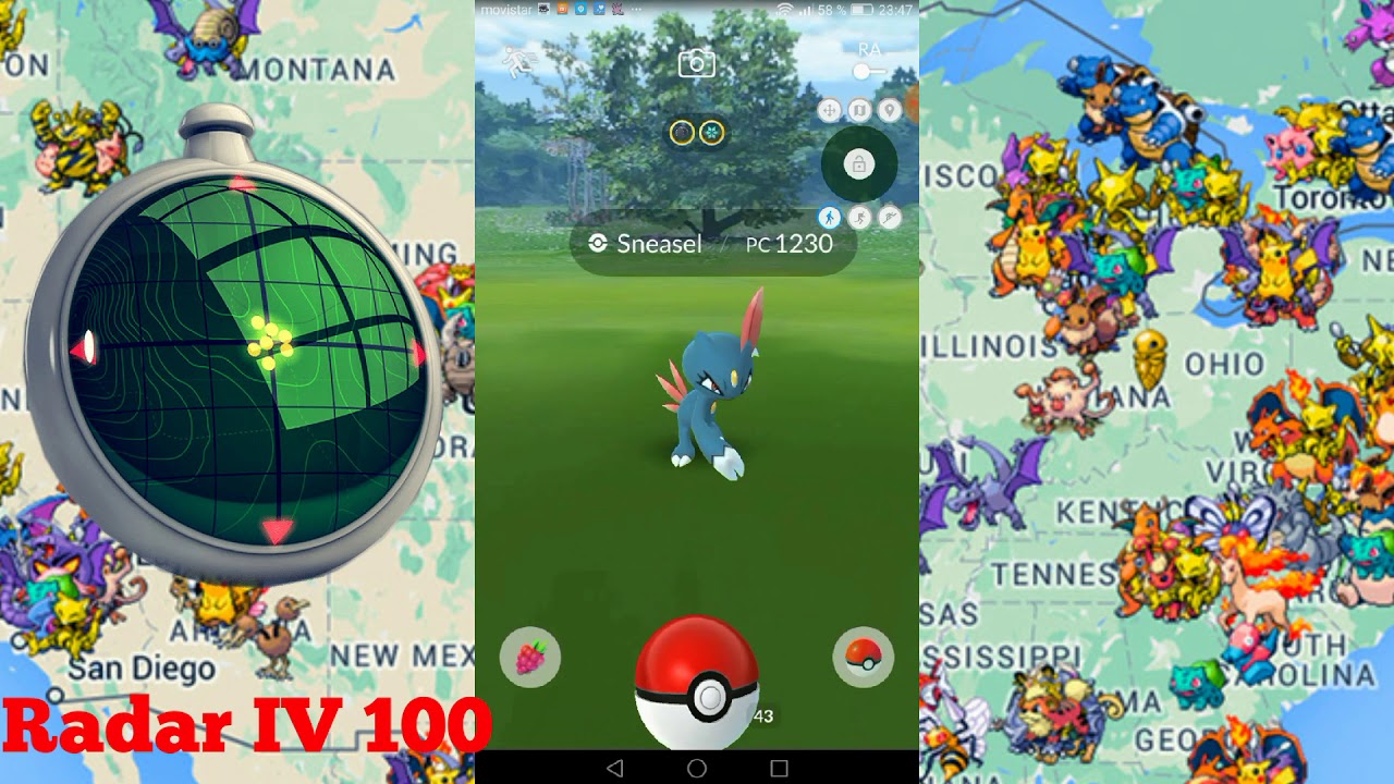 Nuevo Radar Para Pokémon Go *IV100* Para Conseguir Pokémon 💯