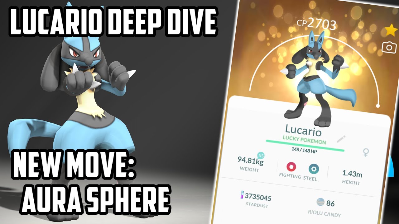 Lucario Deep Dive: Aura Sphere Added In Pokemon GO!