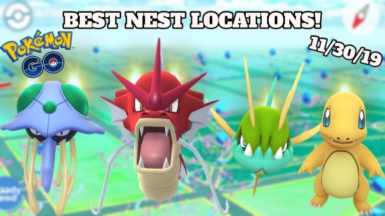 THE BEST SHINY NEST LOCATIONS IN POKEMON GO! Charmander, Carvanha, Tentacool & More!