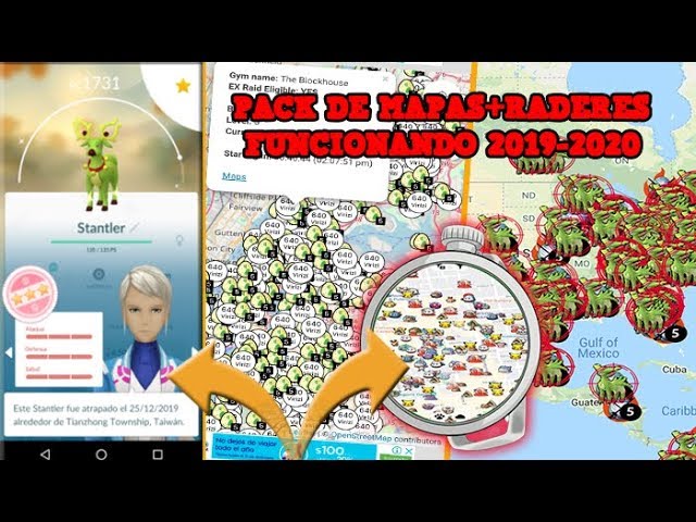 😱Los mejores Radares y Mapas para pokemon go 2019-2020 ANDROID&IOS POKEMONS 100IV🎁POKEMON GO