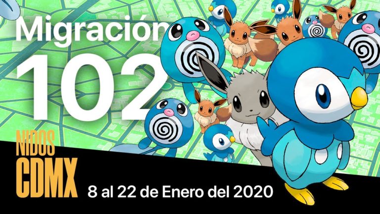 Migración nidos Pokemon Go en CDMX #102 | 8 al 22 de Enero del 2020