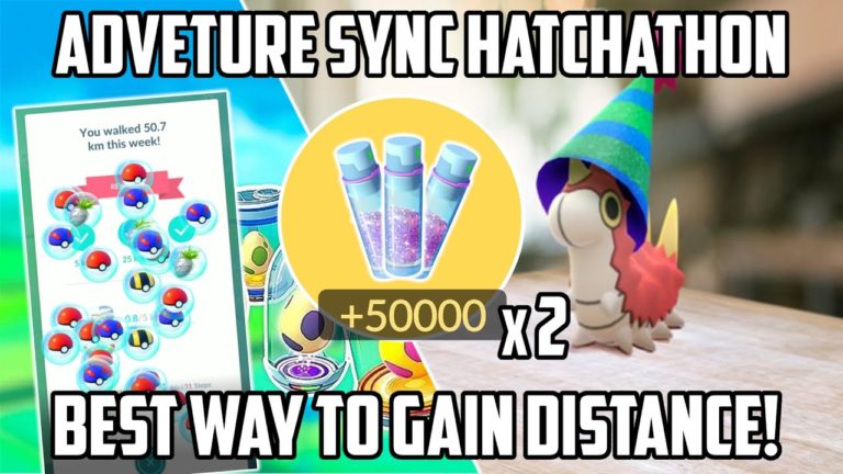 Adventure Sync Hatchathon Guide! Best Way To Gain Distance In Pokemon Go!