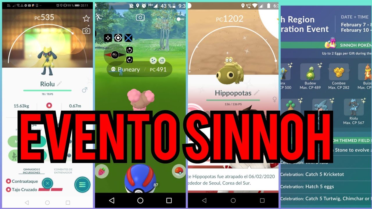 WOW SACALE provecho. Riolu e Hippopotas Shiny ✨ EVENTO EXPLICADO Pokemon Go | Djkire Games