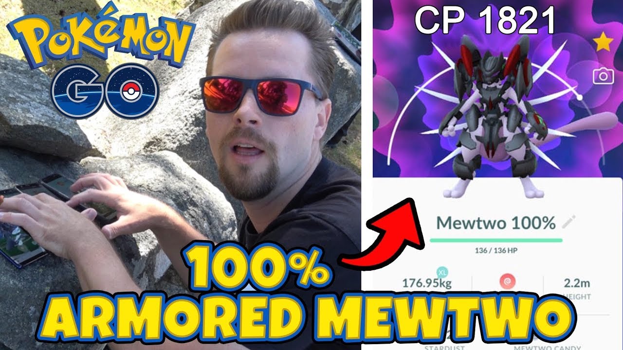 FÅNGAR EN 100{6e172a2c0dd17178a2424d499f37e3c7ca2a2dceb807284ce264a0bc10f1cb13} LEGENDARY ARMORED MEWTWO (1821 CP) – POKEMON GO