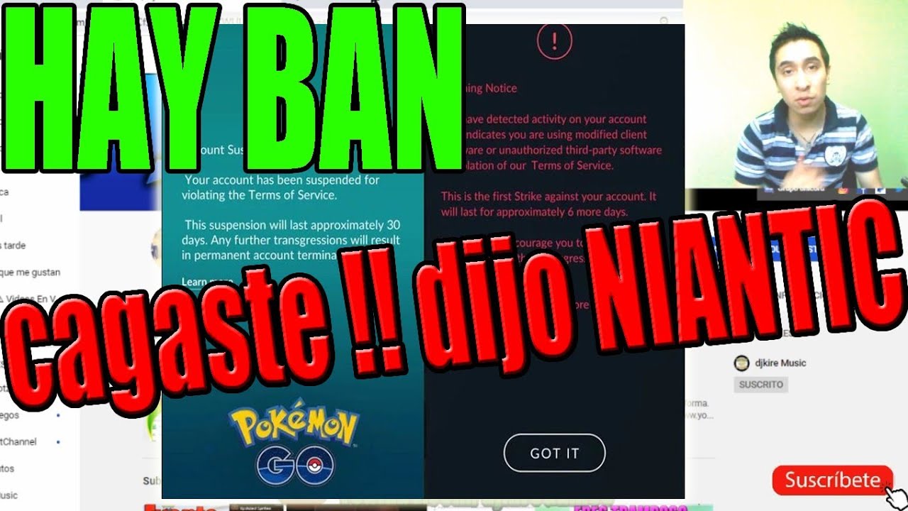 Llega el BAN A ISPOOFER pokemon go… cuidado estas mas tiriton que virgen en paltuza?(DEJA TU LIKE)