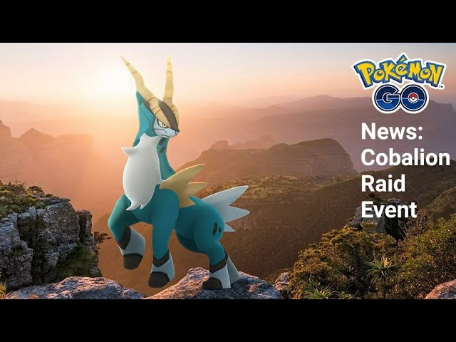 Pokemon Go News: Cobalion Raid Event