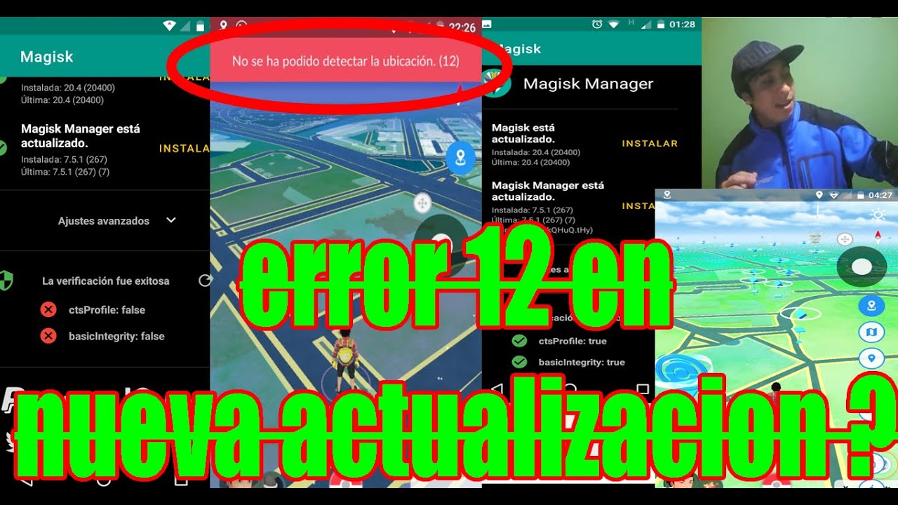 OJO SEGURIDAD O BUG ? ERROR EN ROOT 12  POKEMON GO V 171.3 (Algo  sobre vmos) (dale megalike)