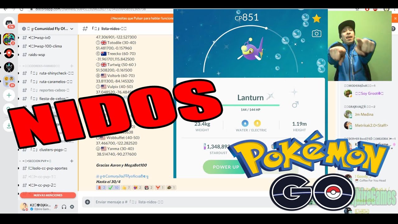 LISTA NIDOS, chinchou SHINY LIBERADO WOW  CUIDADO ESTOS SON POKES CON errores O Cambios. POKEMON GO