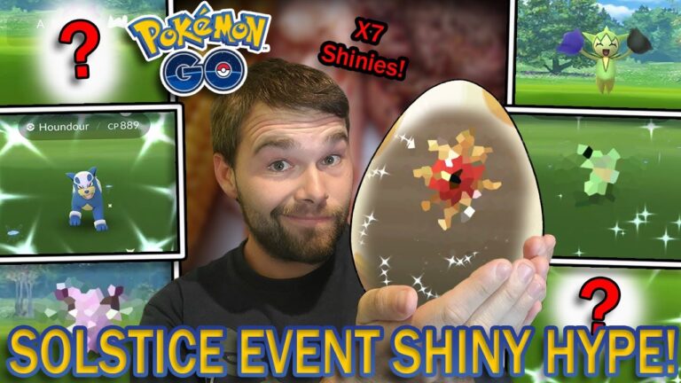 AMAZING SOLSTICE EVENT LUCK! 7 SHINY POKEMON CAUGHT/ HATCHED! (Pokemon GO)