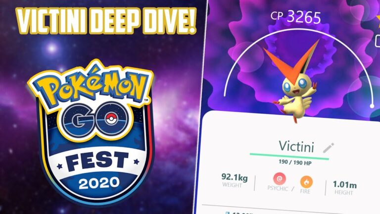 Victini Deep Dive in Pokemon Go! Released at Go Fest 2020