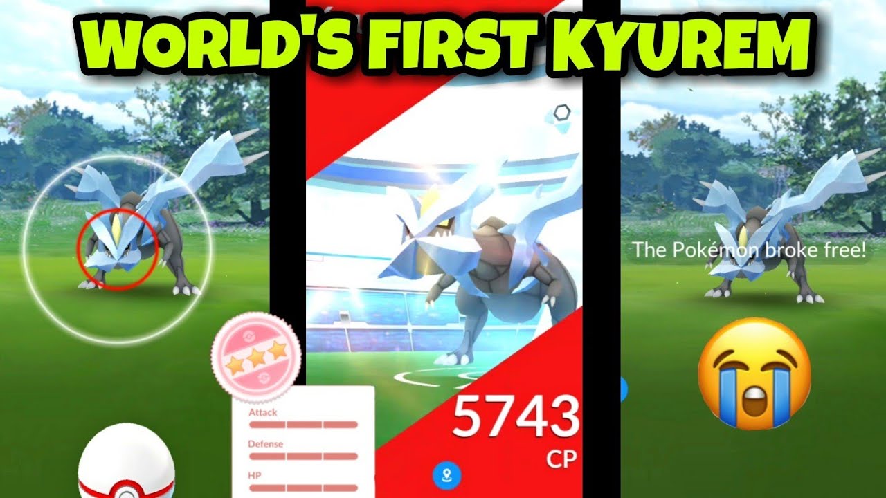 🔥WORLD’S FIRST KYUREM || Kyurem raids in pokemon go 2020 || KYUREM POKEMON GO.