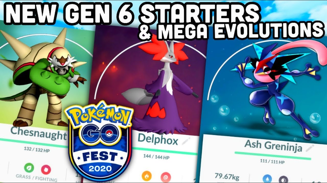 NEW GEN 6 Starters & Mega Evolutions in 4th Anniversary Poster  Pokemon GO | The Hype is real!