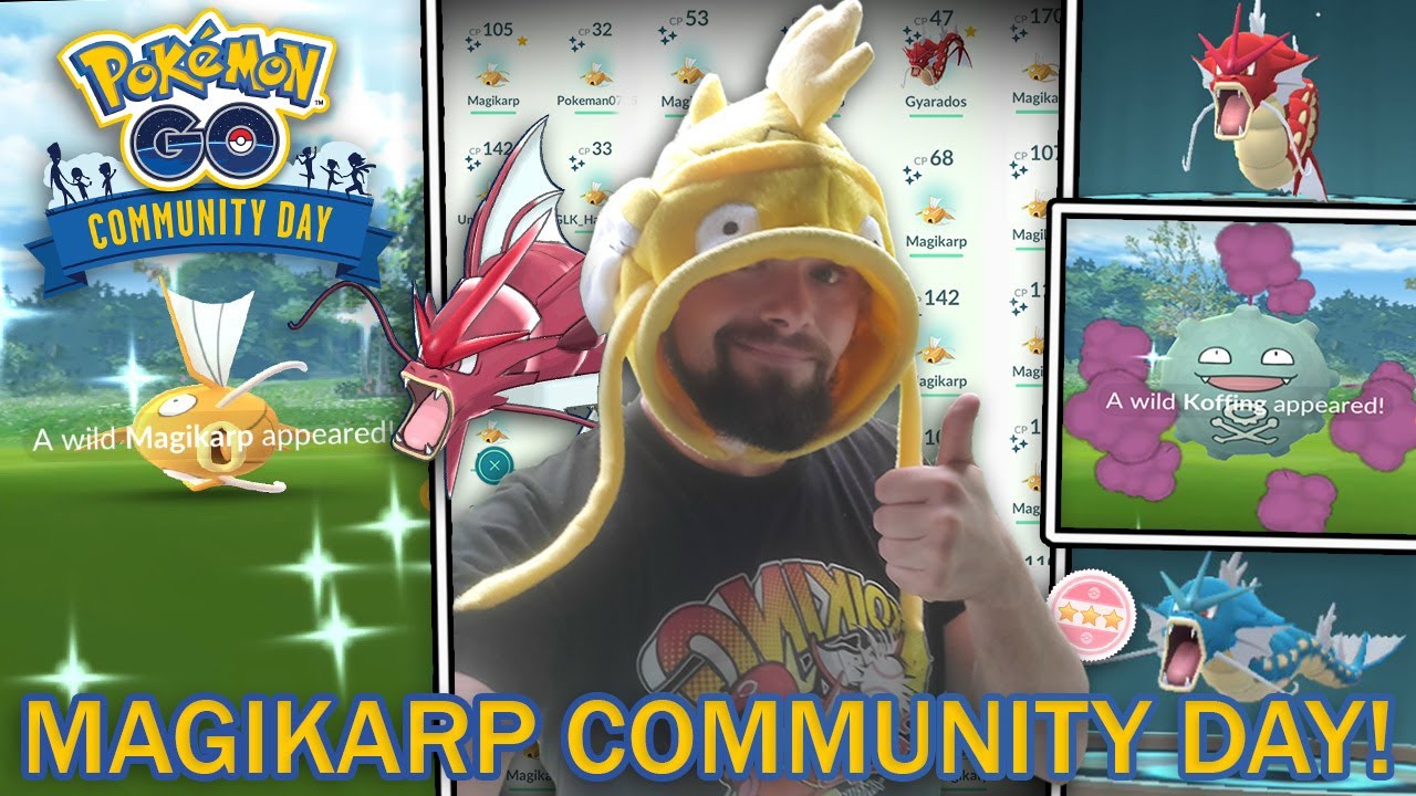 SHINY MAGIKARP COMMUNITY DAY! (Pokemon GO)