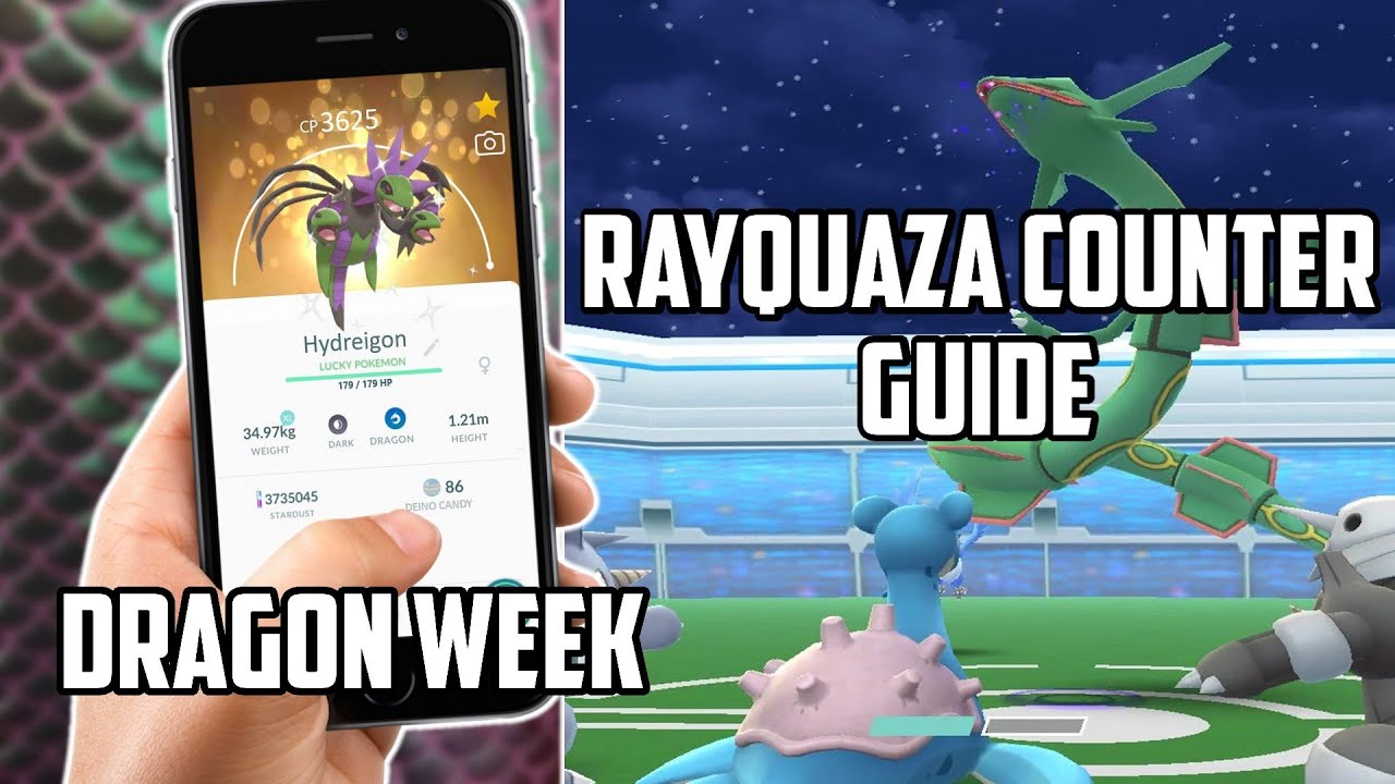 Dragon Week & Rayquaza Counter Guide in Pokemon Go!