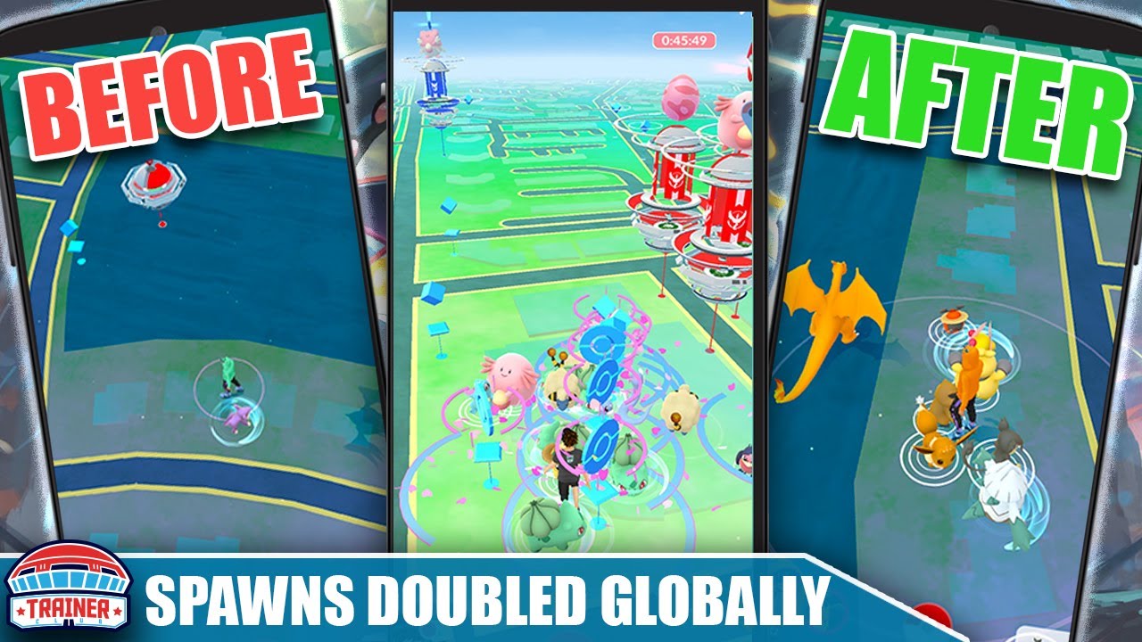 UPDATE! *SPAWN RATES DOUBLED* GLOBALLY – SPAWN DENSITY PLAYER QOL UPDATE! | Pokémon GO