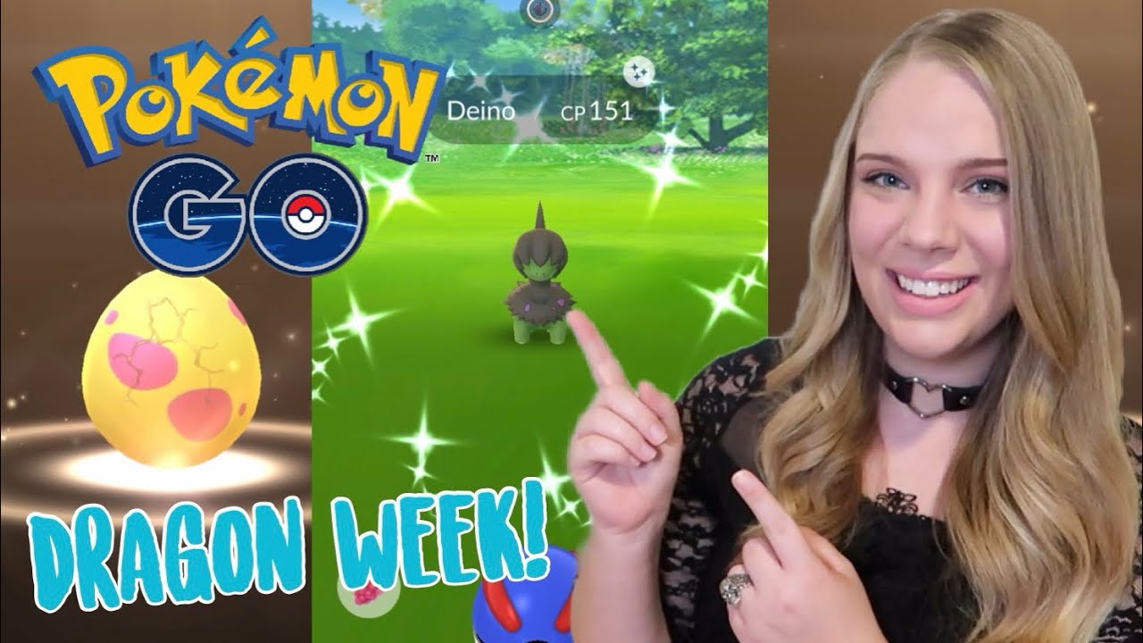 SHINY DEINO! Hatching 7km Event Eggs with Phone Swing! Pokémon Go Dragon Week Event Day 1