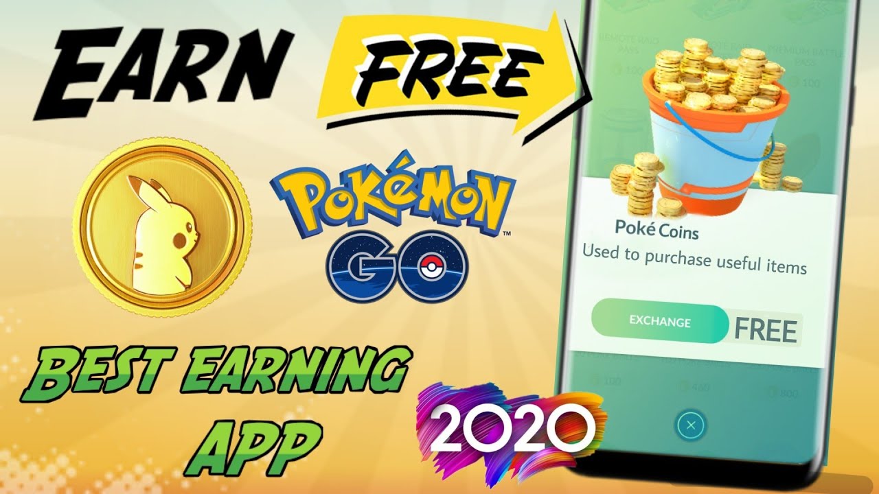 Best app to earn free pokecoins in Pokemon Go 2020 -How to earn free pokecoins, Unlimited pokecoins