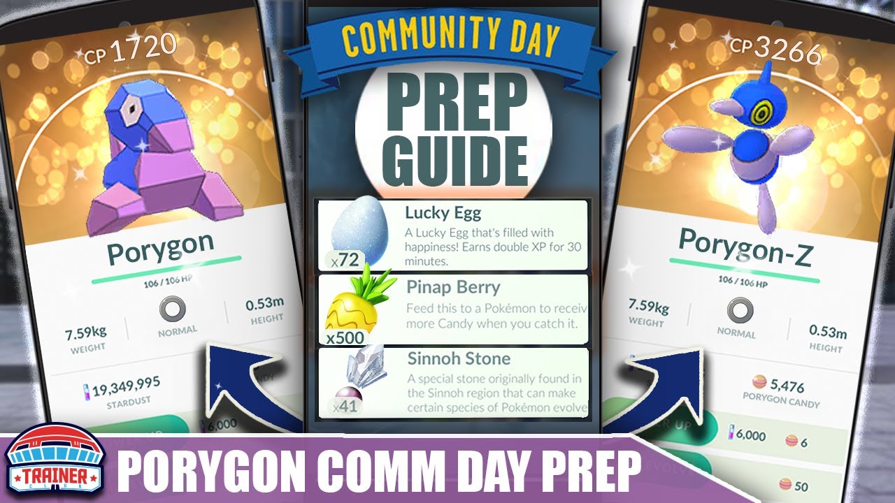 PREP NOW! TOP TIPS FOR SHINY *PORYGON* COMMUNITY DAY PREP – 3X CATCH XP | Pokémon GO