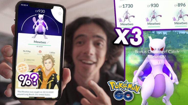 I CAUGHT THREE SHADOW MEWTWO IN POKÉMON GO! (Giovanni Research October 2020)