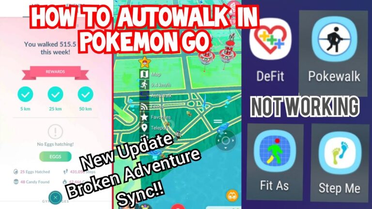 DeFit’s Not Working | How To Autowalk In Pokemon Go Now? | New Pokemon Go Update