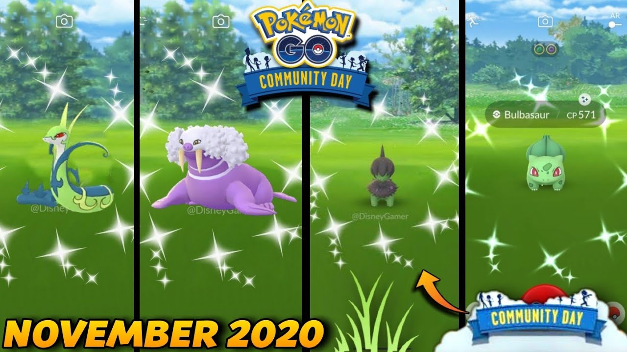 November community day in Pokemon go 2020 | Next community day in 2020 | Shiny deino community day ?