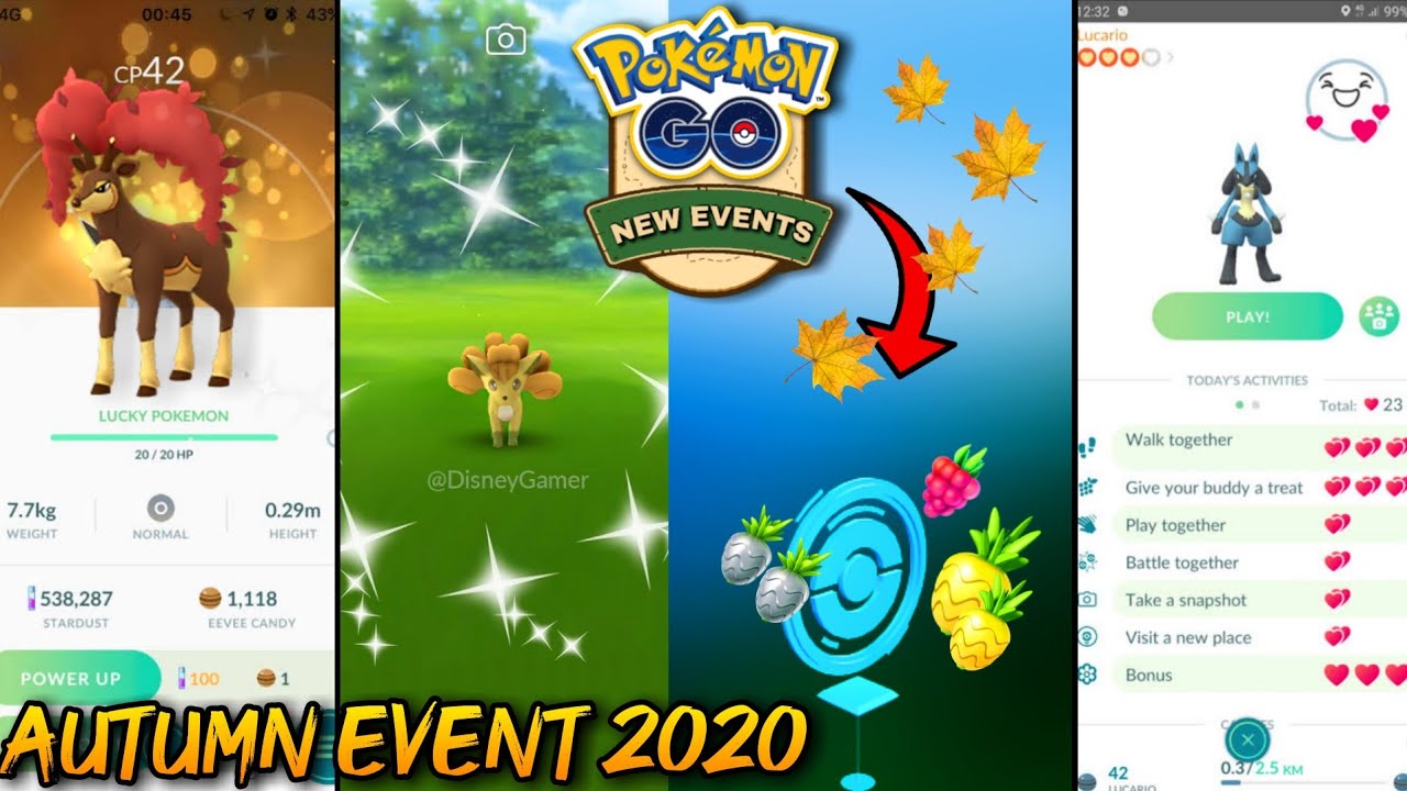 New autumn event in pokemon go 2020 | New gen 5 pokemons in pokemon go | shiny vulpix & ninetales.