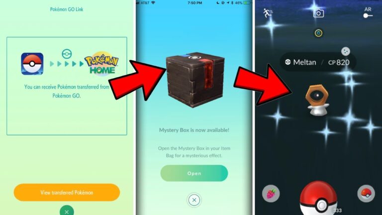 HOW TO GET A FREE MELTAN BOX IN POKEMON GO! Trade Pokemon From Pokemon GO To Pokemon Home!