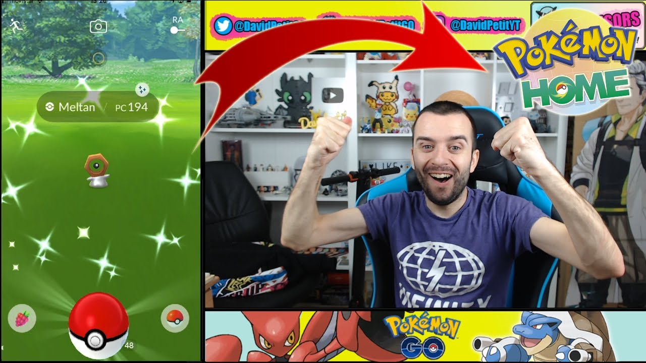 CONSIGO MELTAN SHINY Y SU CAJA GRATIS (SIN NINTENDO) CON POKÉMON HOME! [Pokémon GO-davidpetit]