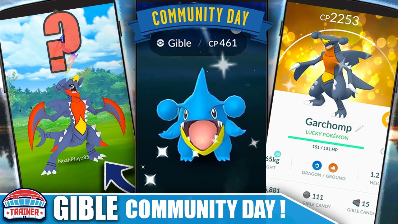 *GIBLE COMMUNITY DAY* CONFIRMED!! DATES, PROJECTED MOVES & MEGA?! | Pokémon GO