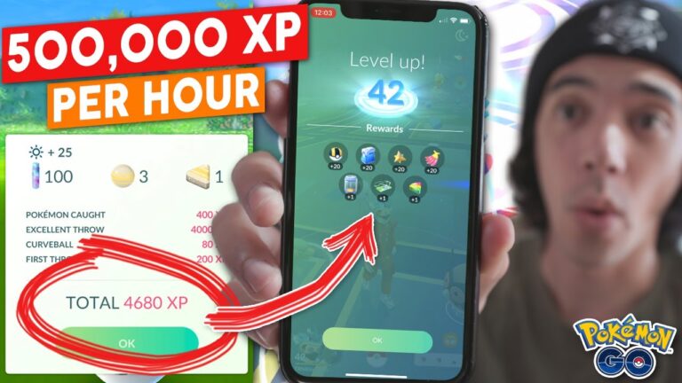 THE *NEW* FASTEST WAY TO GAIN XP IN POKÉMON GO! 500,000 XP PER HOUR!