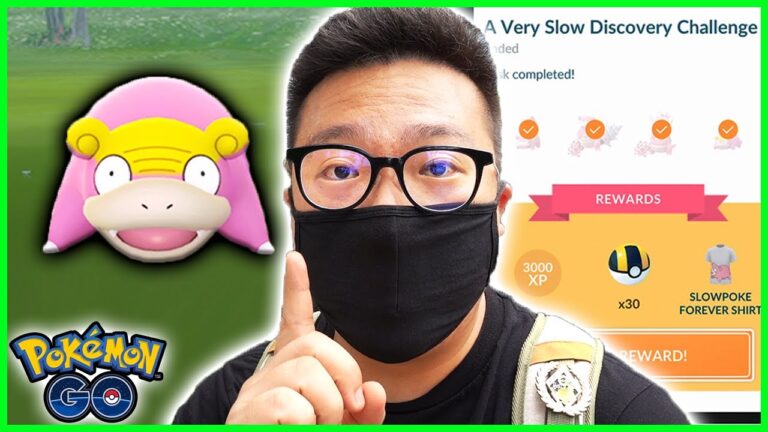 A VERY SLOW DISCOVERY CHALLENGE WITH NEW GALARIAN SLOWPOKE IN POKEMON GO