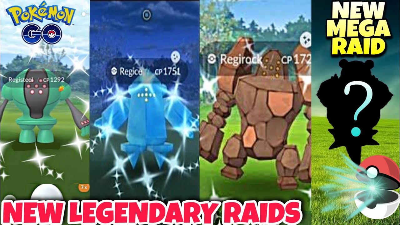 Registeel, Regirock and Regice Raids | Pokemon go news | Mega Slowbro raid | Pokemon go updates