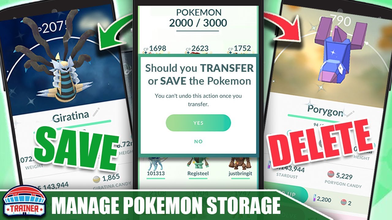 HOW TO MANAGE YOUR POKÉMON STORAGE LIKE A PRO! SAVE OR TRANSFER THESE POKÉMON 2020 | Pokémon GO