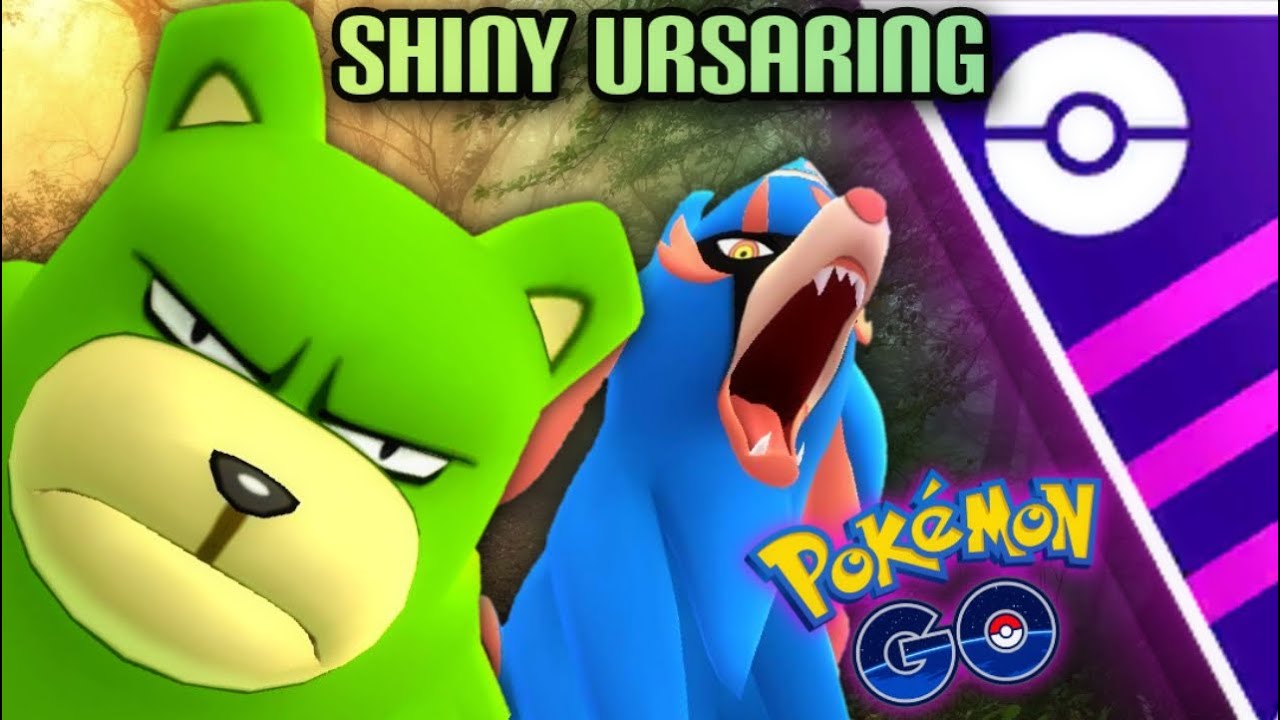 Shiny Ursaring & Zacian in Master GO Battle League for Pokemon GO // YES URSARING IN MASTER LEAGUE