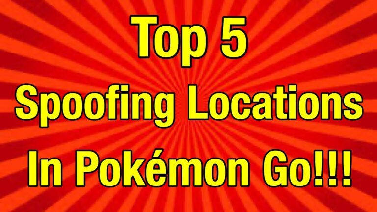 Top 5 Spoofing Locations (2020) – Pokémon Go