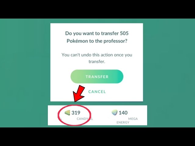 transfer same 500 pokemon for xl candy