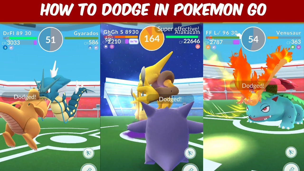 WHEN To Dodge In Pokemon Go!