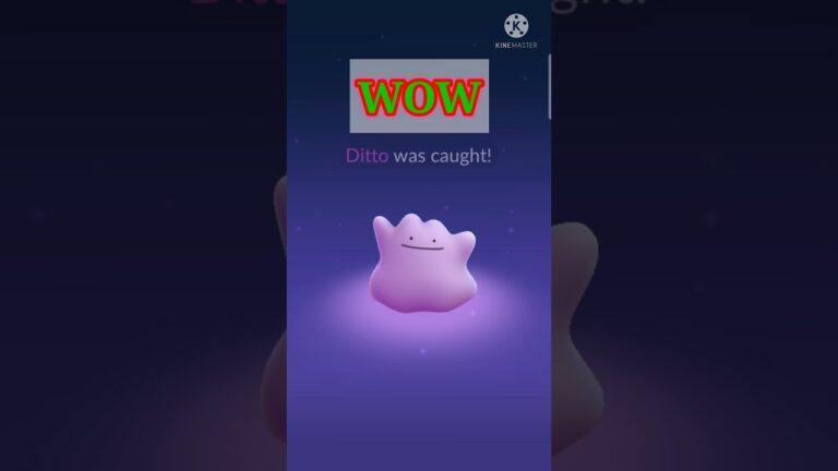 💯 IV Ditto Caught In The Wild Pokemon go #shorts #viral