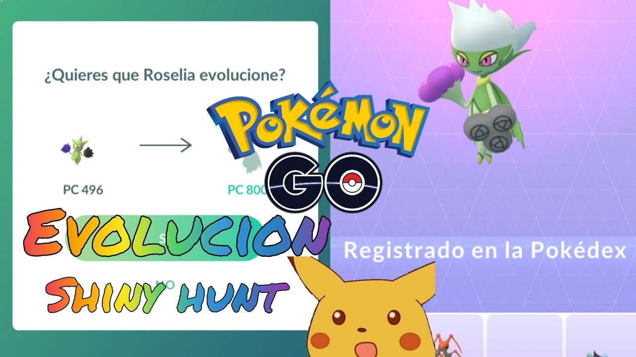 Roselia to Roserade shiny ✨Evolving a Pokémon in Pokémon Go