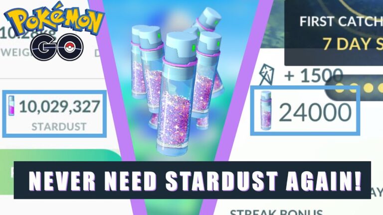 How to get A LOT of STARDUST in POKEMON GO (TOP TIPS!)