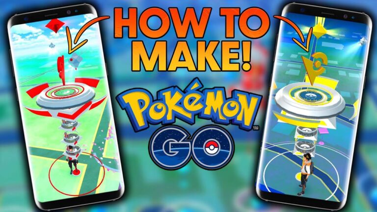 HOW TO MAKE *GYMS* in POKEMON GO?